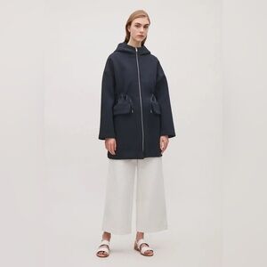 COS scuba drawstring jacket coat eur s/ US size small (4-6)